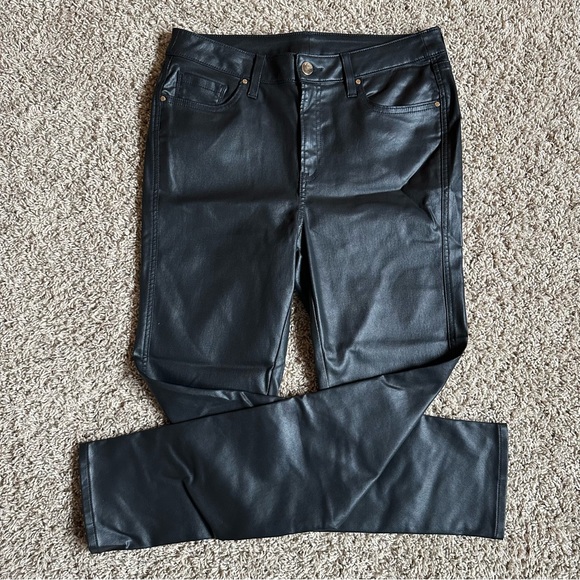Chico's Denim - Chicos black coated jeans